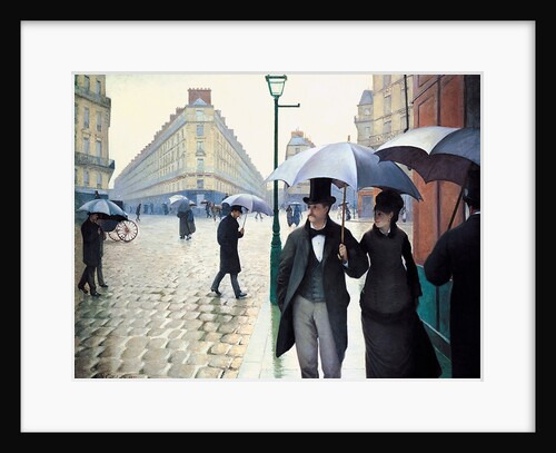 Paris Street; Rainy Day, 1877 by Gustave Caillebotte