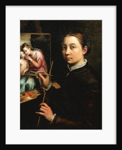 Self-portrait, 1556. by Sofonisba Anguissola