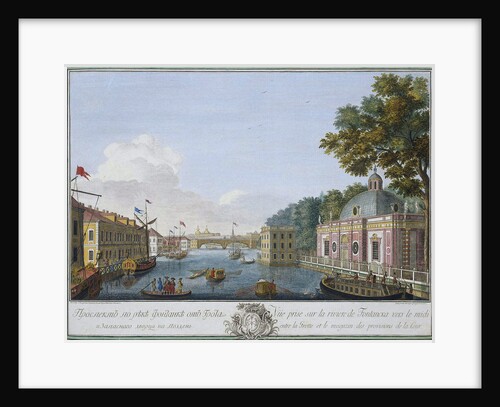 View of the Fontanka River from the Grotto, St Petersburg, Russia, 1753 by Mikhail Makhayev