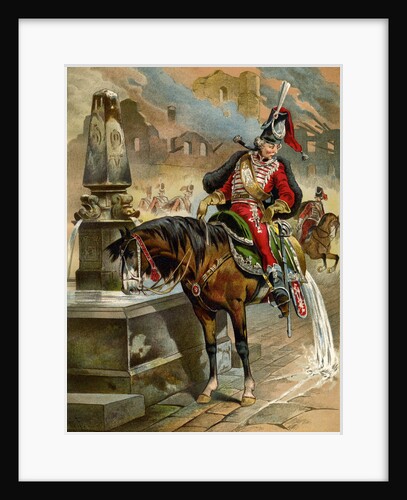 Book illustration, 1896. by Franz Gottfried