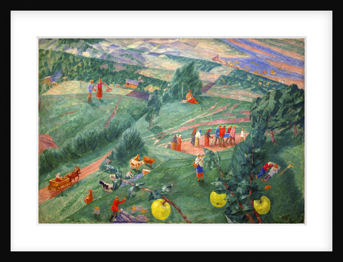Midday, 1917. by Kuz'ma Petrov-Vodkin