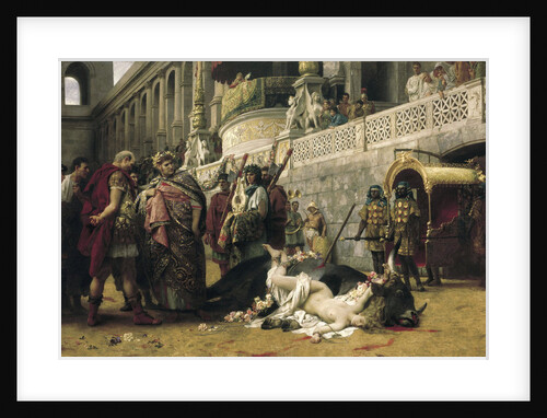 A Christian Dirce, 1897. by Henryk Siemiradzki