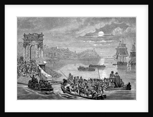 Occupation of Ancona by the French, Italy, 23 February 1832. by Philippe Auguste Jeanron