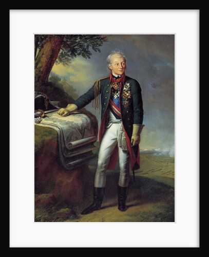 Field Marshal Generalissimo Prince Alexander Suvorov, Russian soldier, (1815). by Charles Auguste Guillaume Steuben