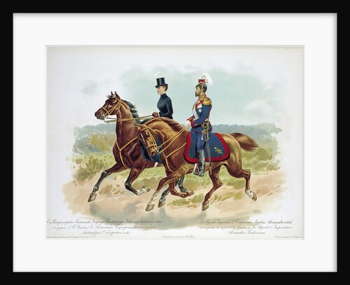Tsar Nicholas II of Russia in the uniform of Her Majestys Life Guard Uhlan regiment, 1896 by Anonymous