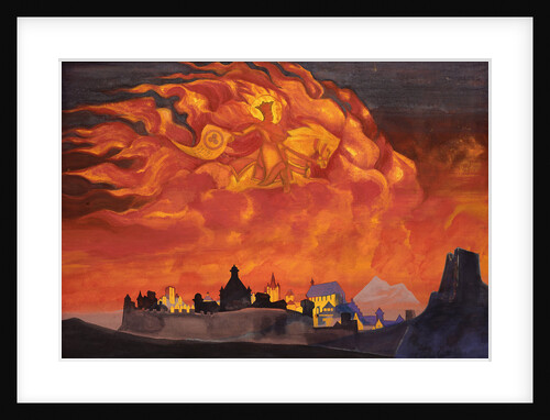 Sophia - the Wisdom of the Almighty (Santa Protectrix), 1932. by Nicholas Roerich