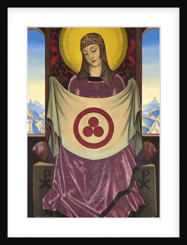 Madonna Oriflamma, 1932. by Nicholas Roerich