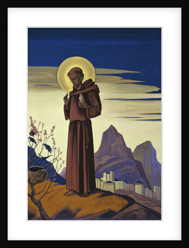 Saint Francis, 1932. by Nicholas Roerich