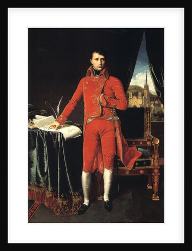 Napoleon Bonaparte as First Consul of France, 1803-1804. by Jean-Auguste-Dominique Ingres