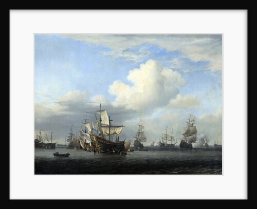 The captured Swiftsure, Seven Oaks, Loyal George and Convertine..., c1666 by Willem van de Velde the Younger