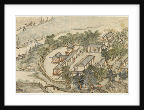 The Five Deer Hermitage, early 17th century by Li Shida