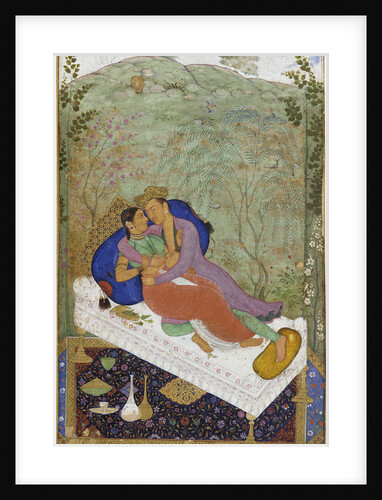 Lovers, c1597. by Manohar