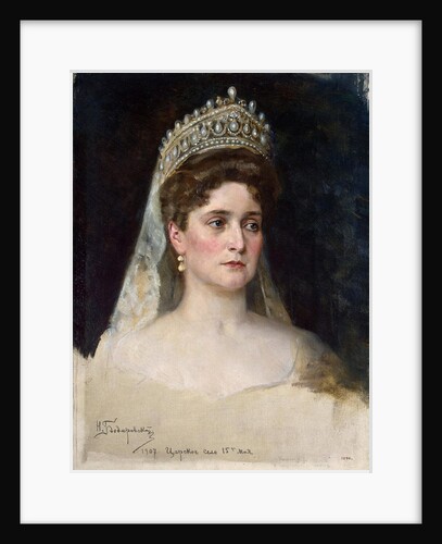 Tsarina Alexandra Fyodorovna, 1907. by Nikolai Bodarevsky