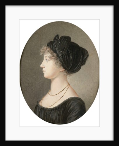 Tsarina Elizabeth Alexeievna of Russia, 1824. by Jean-Henri Benner
