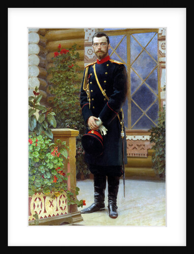 Tsar Nicholas II of Russia, 1896. by Il'ya Repin