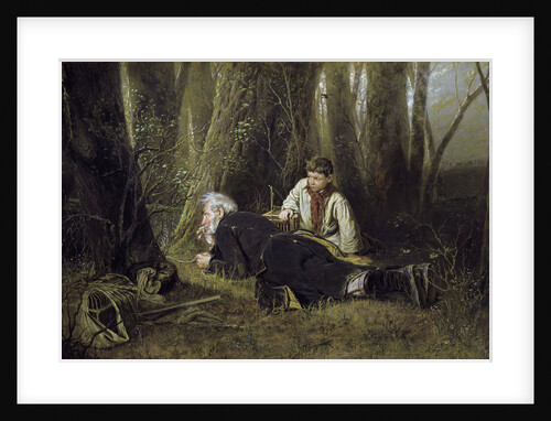 Bird catcher, 1870. by Vasily Perov