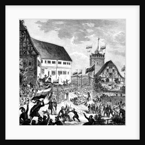 The Wartburg festival, Germany, 12 June 1848. by Anonymous
