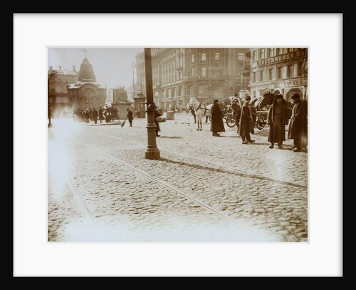 Okhotny Ryad (Hunting Row), Moscow, Russia, 16 March 1911 by Unknown