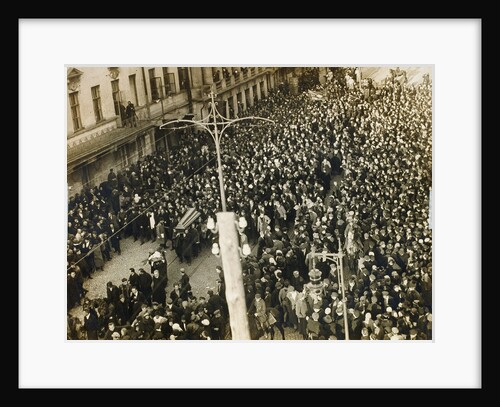 Funeral procession of the poet Valery Bryusov, Moscow, USSR, 12 October 1924 by Unknown