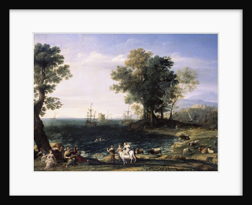 Rape of Europa, 1655. by Claude Lorrain