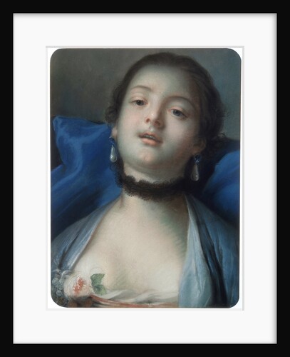 Female Head, 18th century by François Boucher