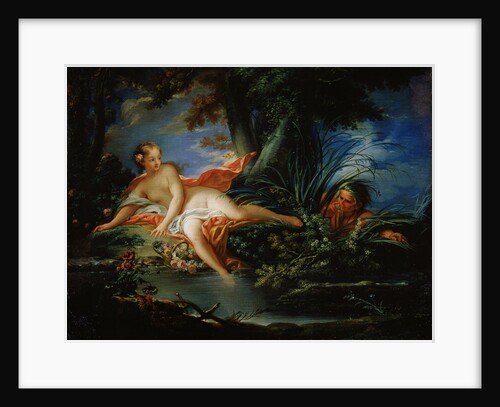 A Frightened Bather, 1736. by François Boucher