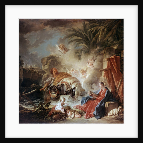 Rest on the Flight into Egypt, 1757. by François Boucher