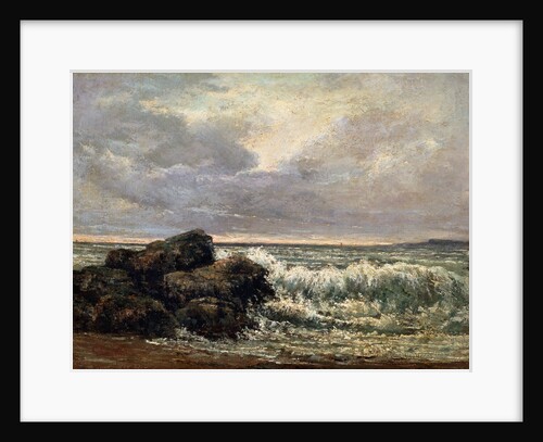 The Wave, c1870. by Gustave Courbet