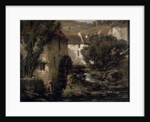 Water Mill, 19th century. by Gustave Courbet