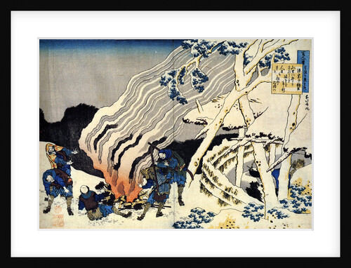 From the series Hundred Poems by One Hundred Poets: Minamoto no Muneyuki, c1830. by Hokusai