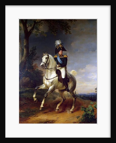 Equestrian Portrait of Emperor Alexander I,, 1837. by Franz Kruguer
