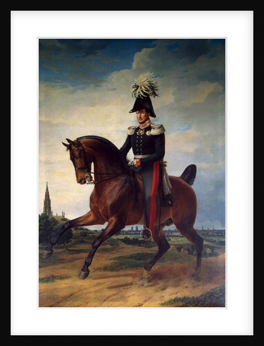 Equestrian Portrait of Frederick William III of Prussia,, 1831. by Franz Kruguer