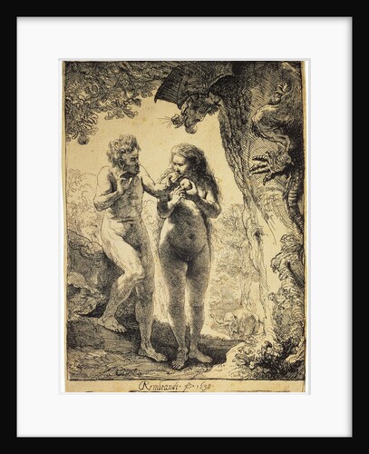 Adam and Eve, 1638. by Rembrandt Harmensz van Rijn
