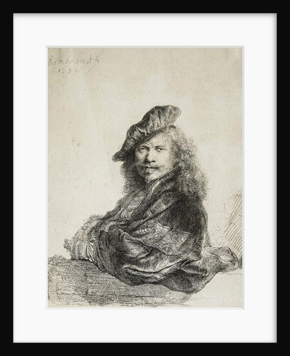 Self-Portrait, 1639. by Rembrandt Harmensz van Rijn