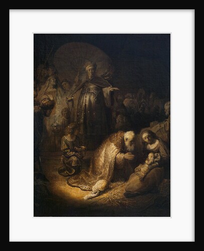 Adoration of the Magi, 1632. by Rembrandt Harmensz van Rijn