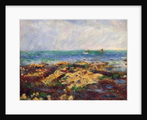 Low Tide at Yport, 1883. by Pierre-Auguste Renoir