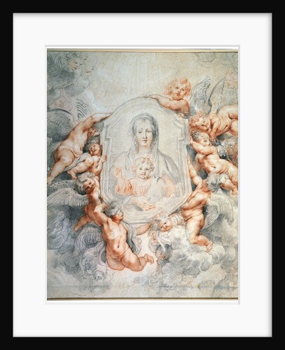 Madonna Adored by Angels (Madonna della Vallicella), 1608. by Peter Paul Rubens