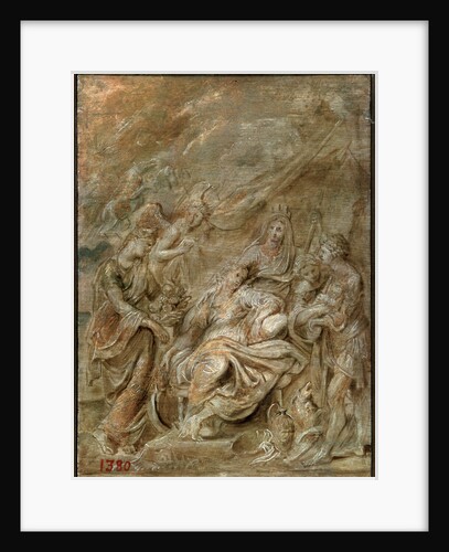 Birth of the Dauphin, Louis XIII, 1622. by Peter Paul Rubens