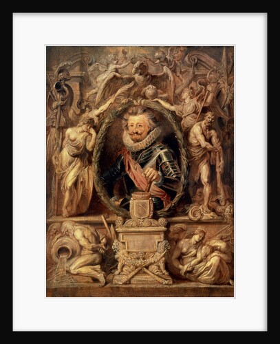 Portrait of Charles Bonaventure de Longueval, Comte de Bucquoy,, 1621. by Peter Paul Rubens