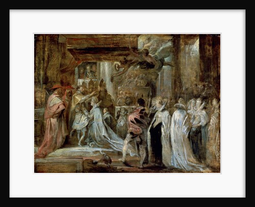 The Coronation of Marie de Medici, 1622. by Peter Paul Rubens