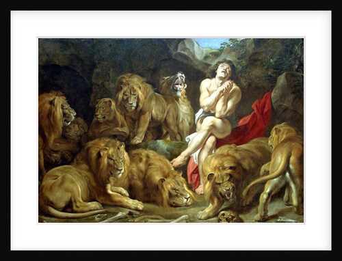 Daniel in the Lions Den, c1615 by Peter Paul Rubens
