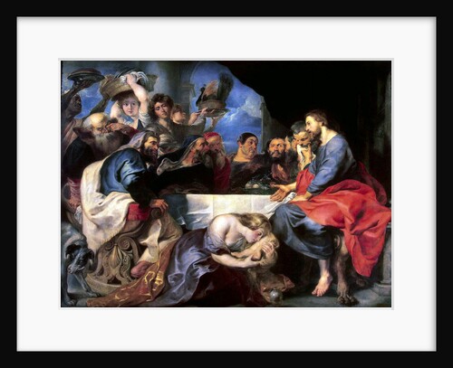 Feast in the House of Simon the Pharisee, between 1618 and 1620. by Peter Paul Rubens