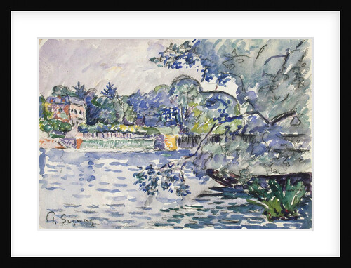 Banks of the Seine, c1900 by Paul Signac