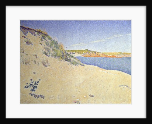 The Beach at Saint-Briac. Op. 212 (Sandy seashore), 1890. by Paul Signac