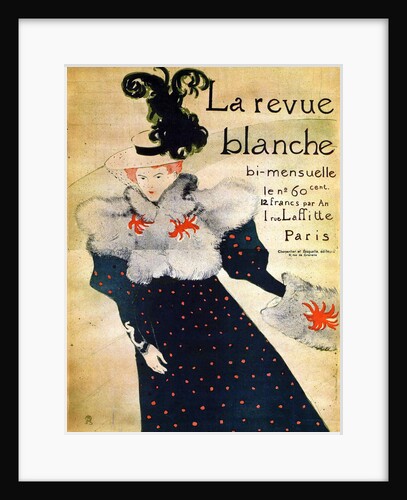 La Revue Blanche, c19th century. by Henri de Toulouse-Lautrec