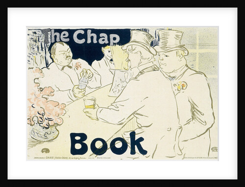 Irish and American bar, Rue Royale - The Chap Book (Poster), 1896. by Henri de Toulouse-Lautrec