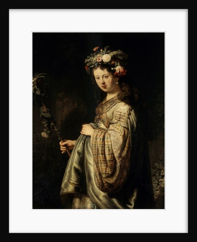Flora, 1634. by Rembrandt Harmensz van Rijn