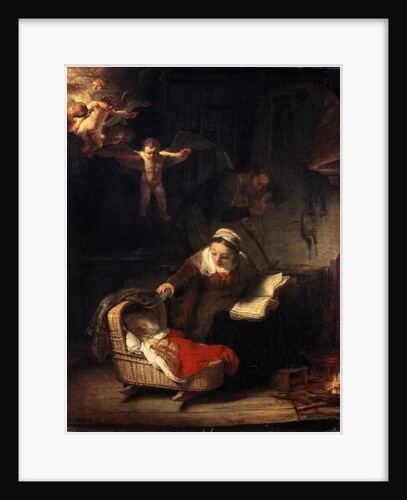 The Holy Family, 1645. by Rembrandt Harmensz van Rijn