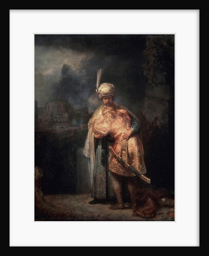 Davids Farewell to Jonathan, 1642. by Rembrandt Harmensz van Rijn