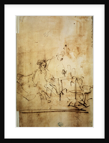 Ahasuerus, Haman and Esther, 17th century by Rembrandt Harmensz van Rijn